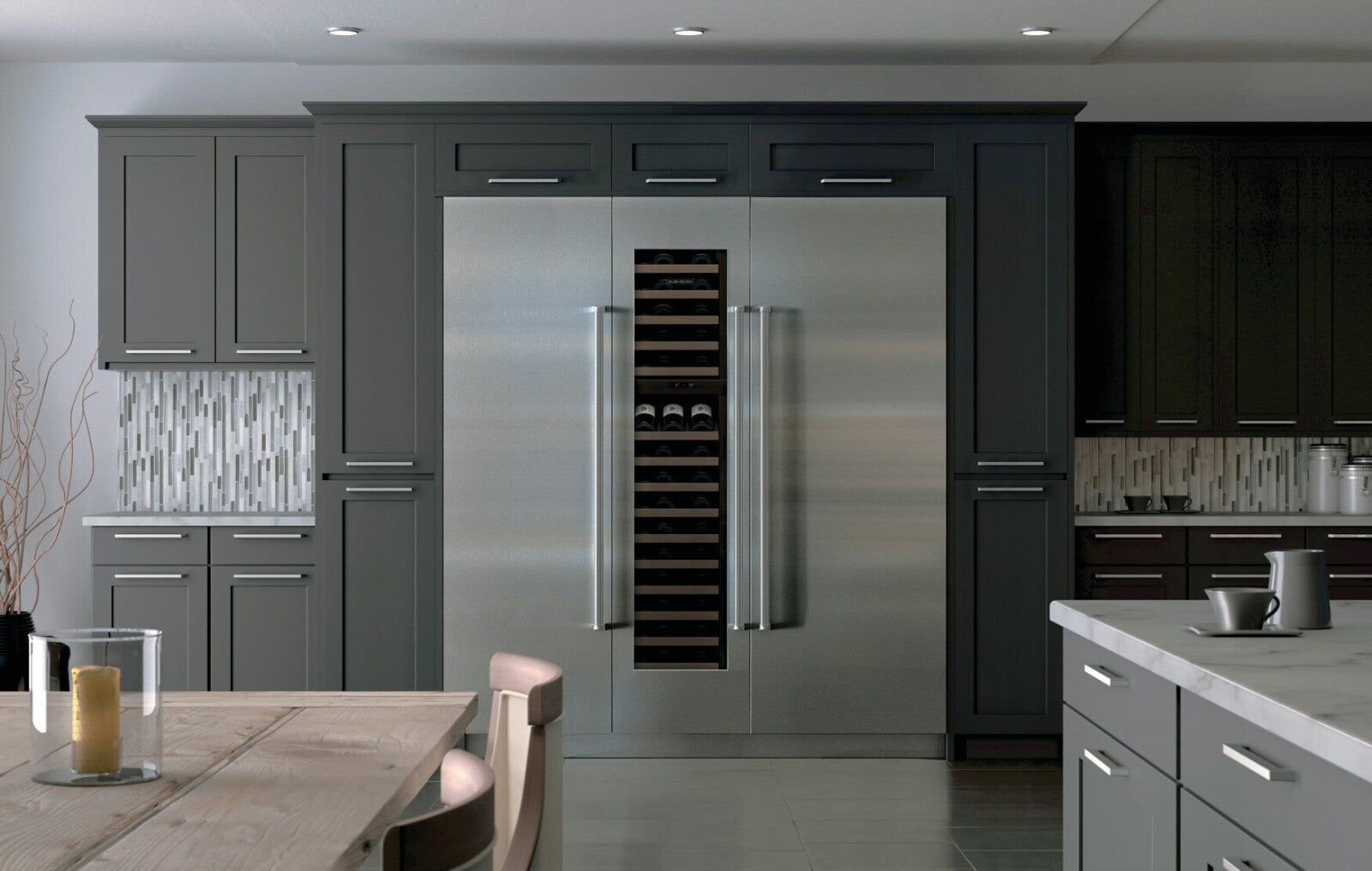 NEW Sub Zero Fridge & Freezer & Wine Cooler Refrigeration Appliance Wolf Subzero