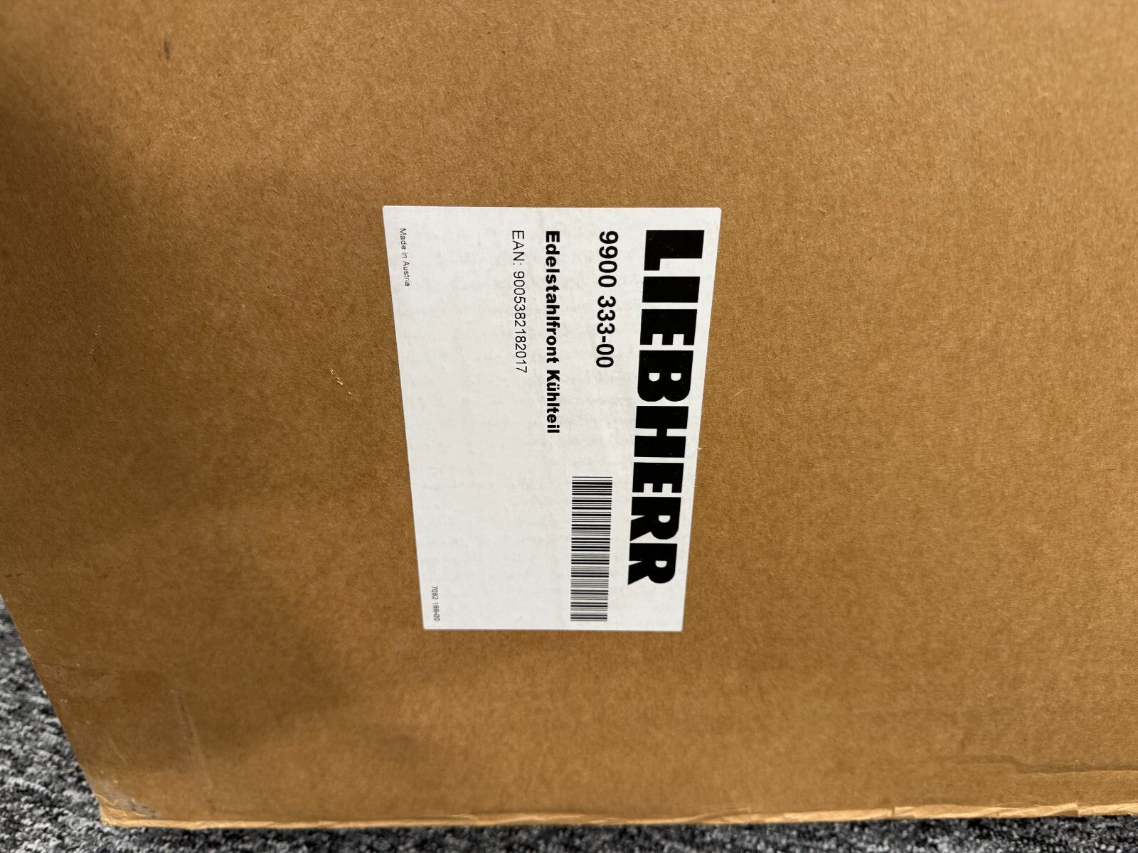 Liebherr ECBNe8871 / e8870 Stainless Steel fronts & handle kit BR2233/34/25