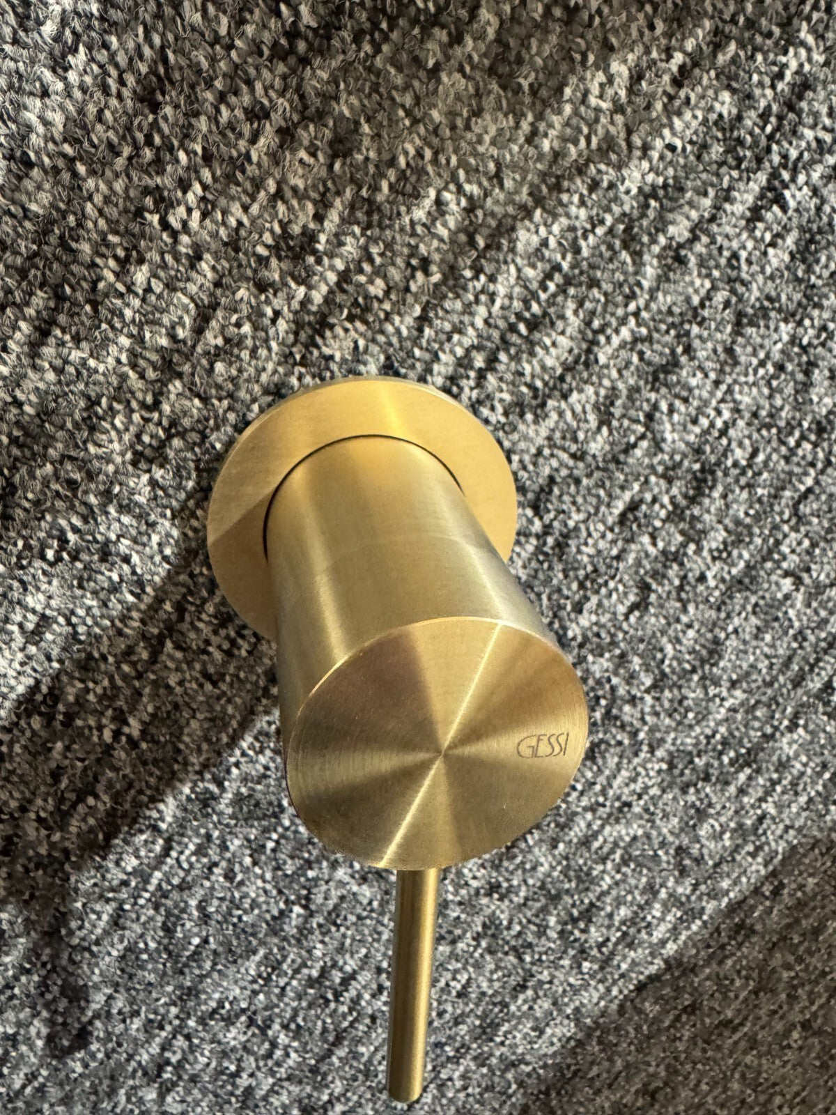 NEW Gessi 316 Brushed Brass Bathroom Round Counter top washbasin Sink  tap BR954