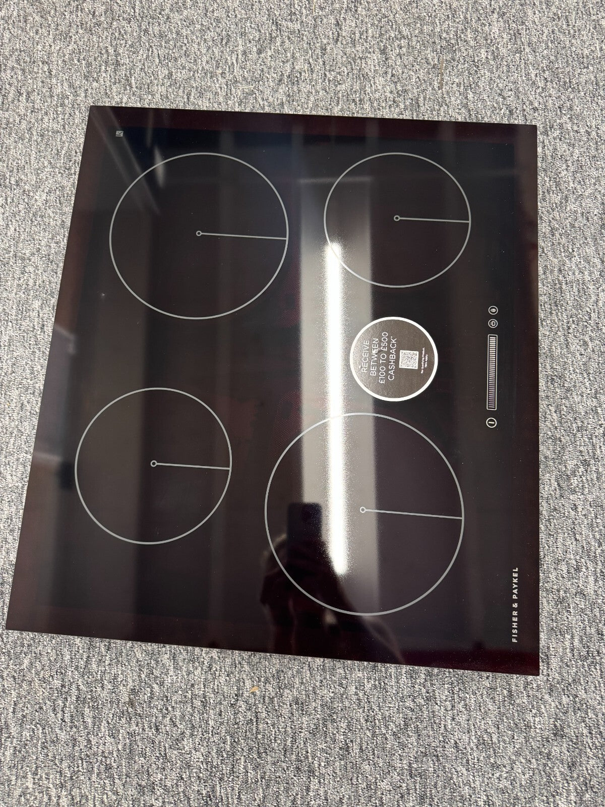 Ex Display UNUSED Fisher & Paykel CI604CTB1 60cm Built In 4 Zone Hob BR2292