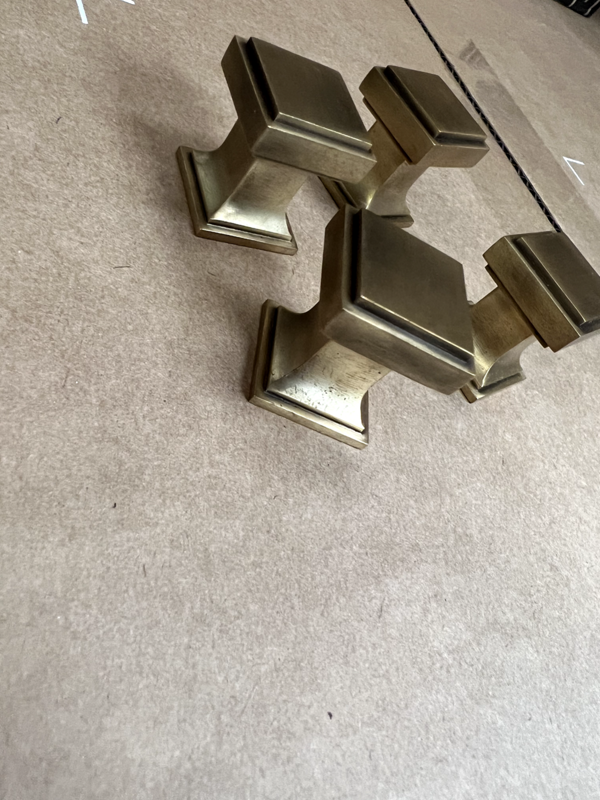 New  Solid Brass Jefferson Cabinet Handle Knob 25mm kitchen Bathroom