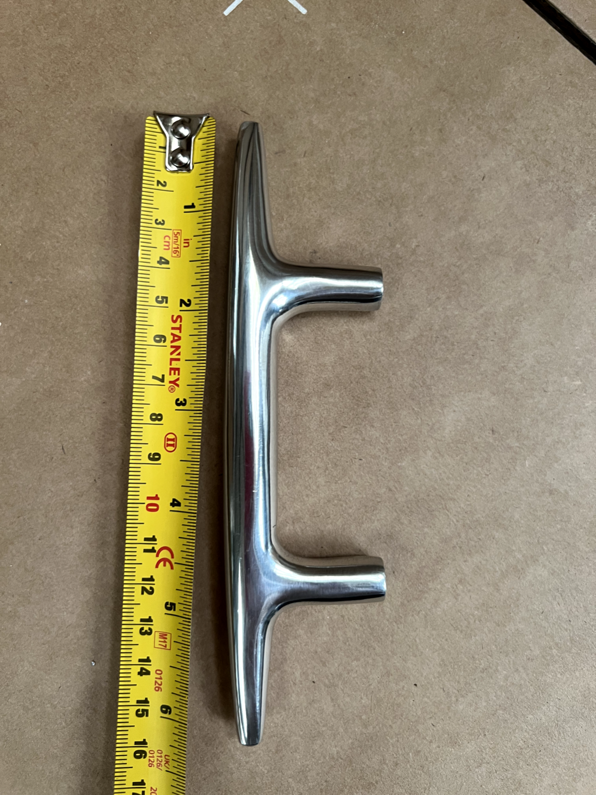 Smallbone Mccarron creative talent Kitchen Cupboard Handle Pull Knob Chrome 16cm
