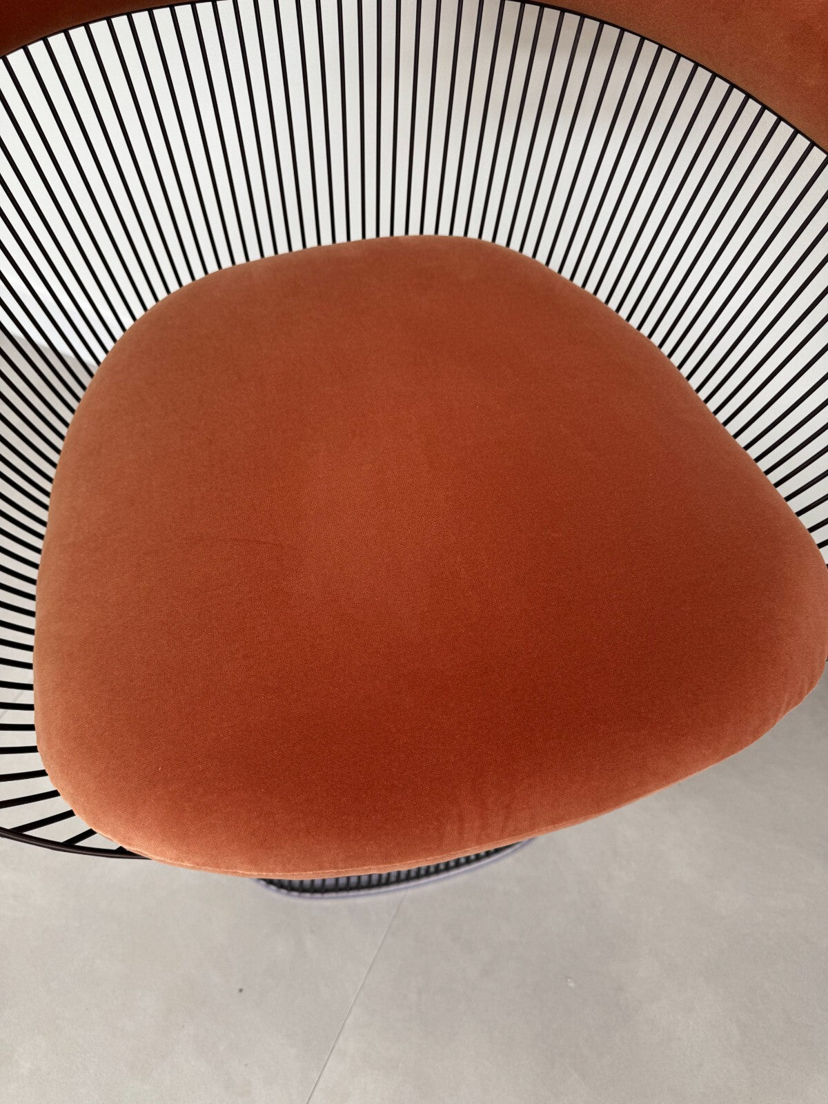 2 Ex Display Knoll Studio Warren Platner Side Chair Orange AX013