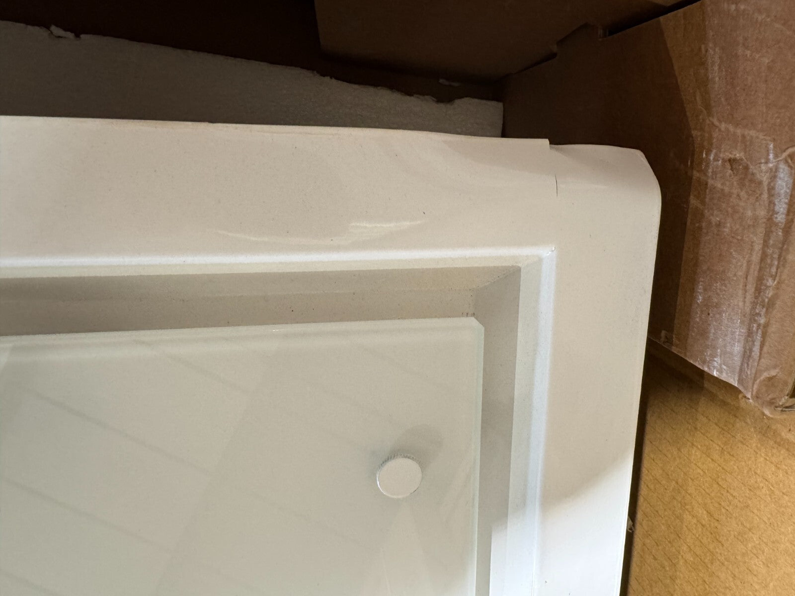 Ex Display Airuno Otello CA 120 ceiling Extractor Hood white Motor BR675 airone