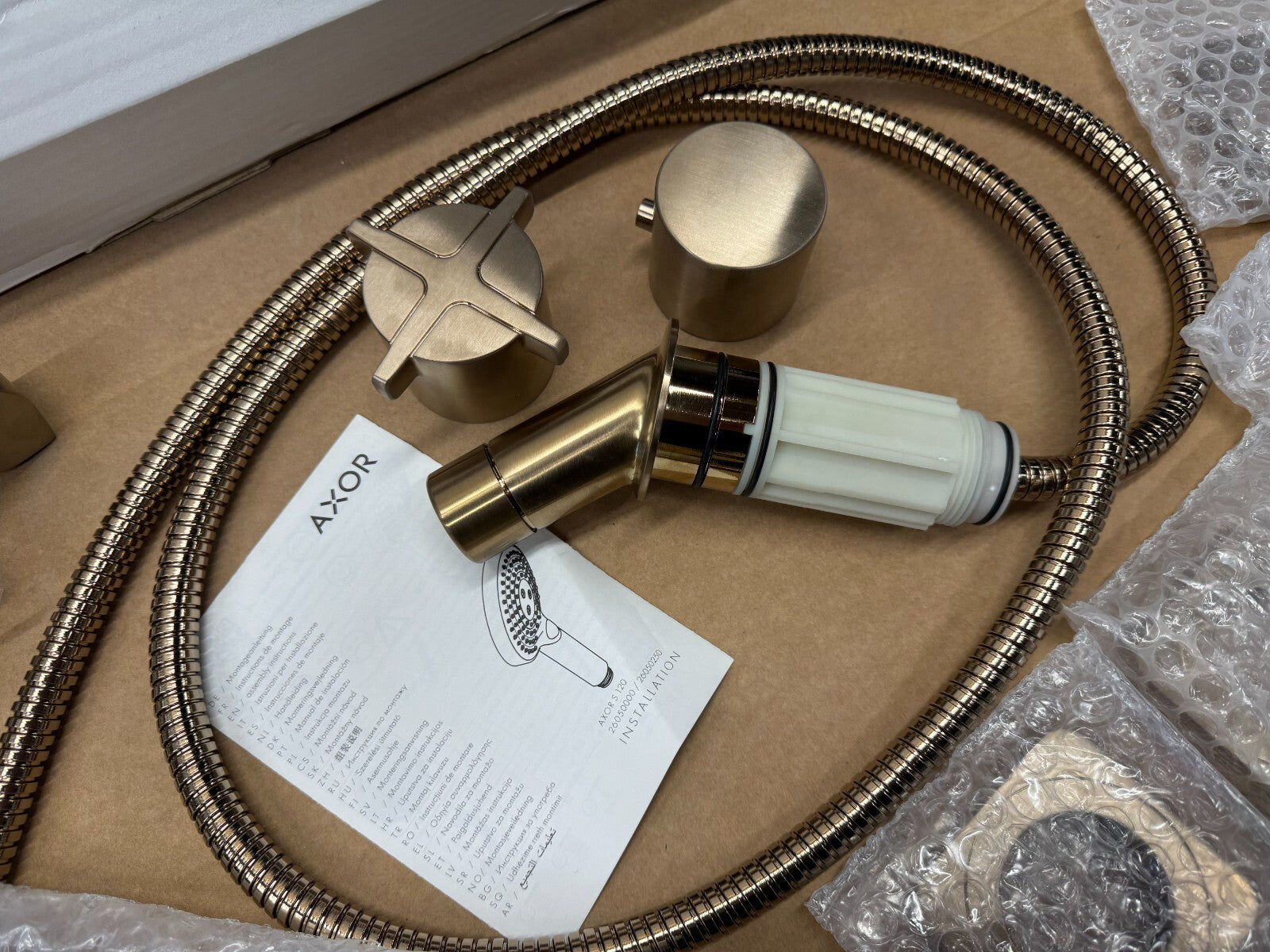 NEW AXOR Hansgrohe 36411140 4 hole bath mixer tap Axor Citterio E BR754