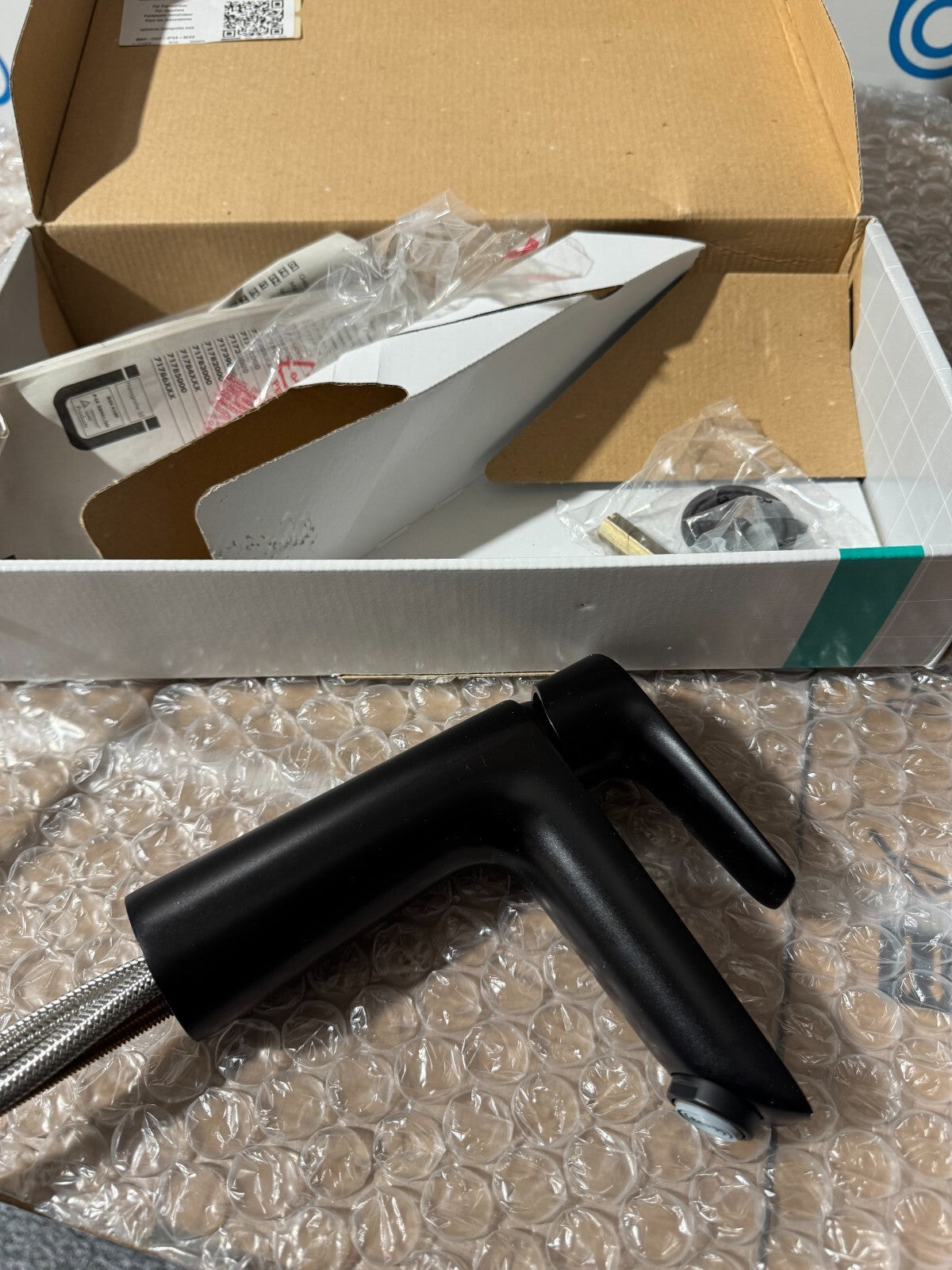 NEW Hansgrohe 71712670 Talis E Single lever basin mixer Tap BLACK BR924