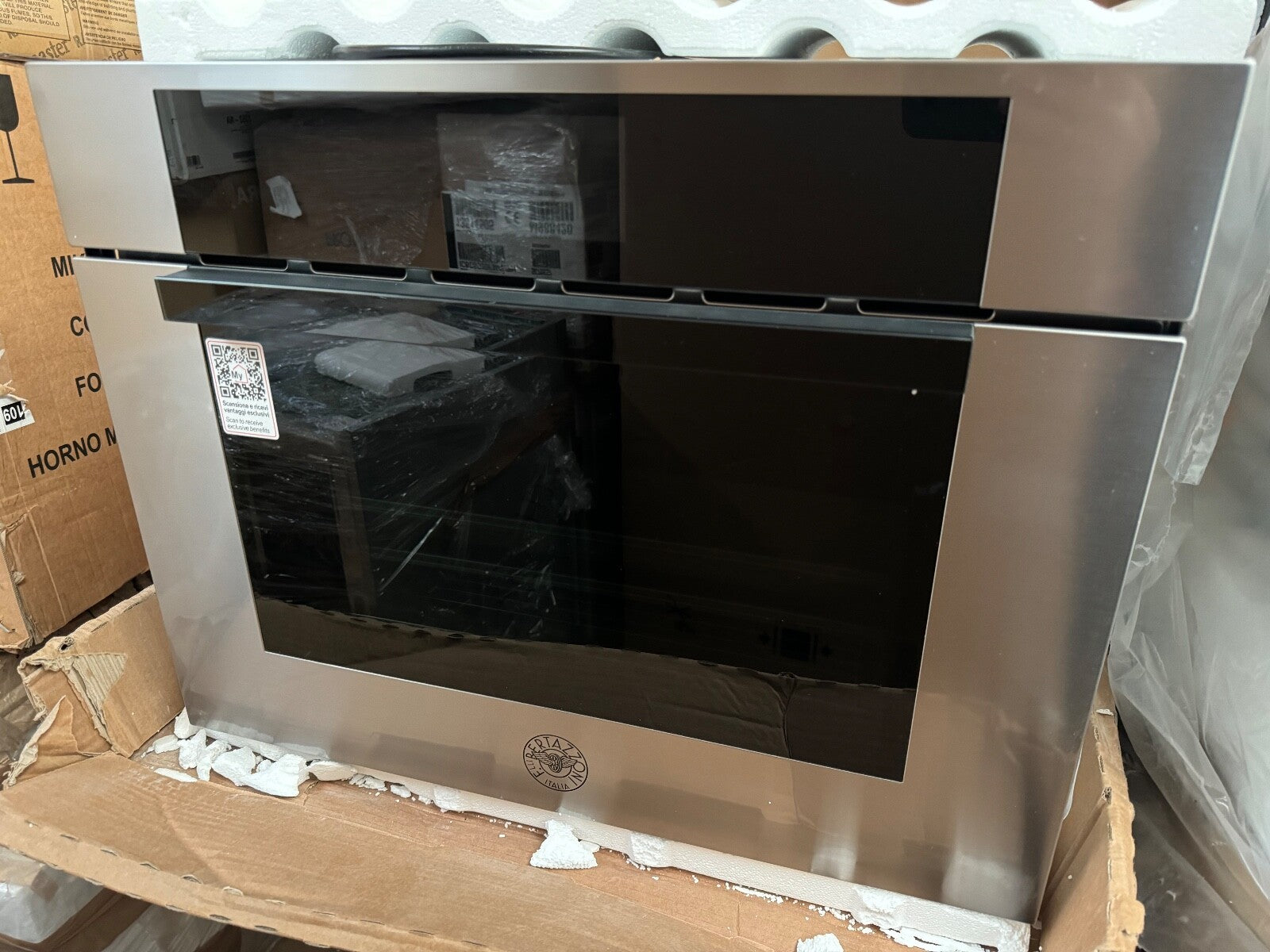 New UNUSED Bertazzoni Modern F457MODVTX Combi Steam Oven Cooker Appliance