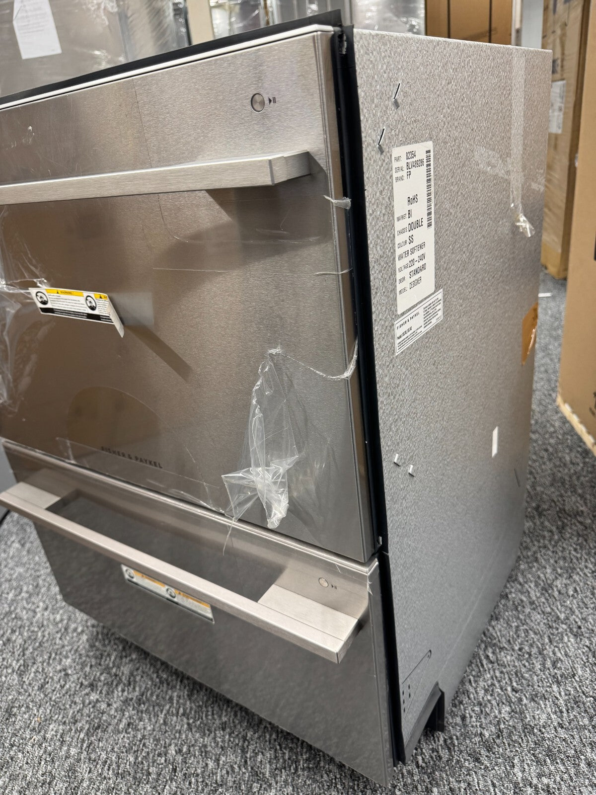 NEW Fisher & Paykel DD60DDFHX9 double drawer Dishwasher BR2300