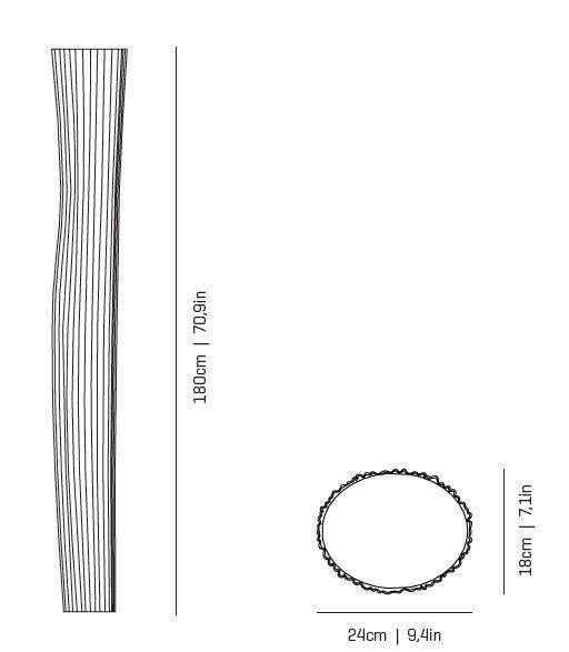 Ex Display Arturo Alvarez GEA GE03 Floor Lamp lampshade Brown AX022