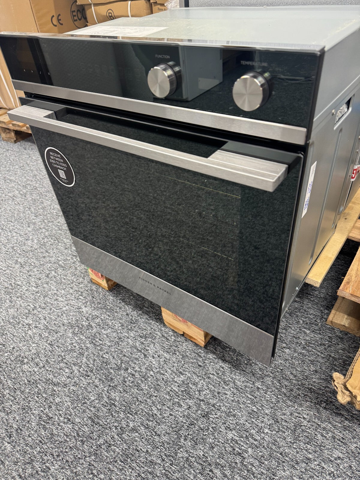 Ex Display New Fisher and Paykel OB60SD7PX1 Built In Single Oven cooker BR2293
