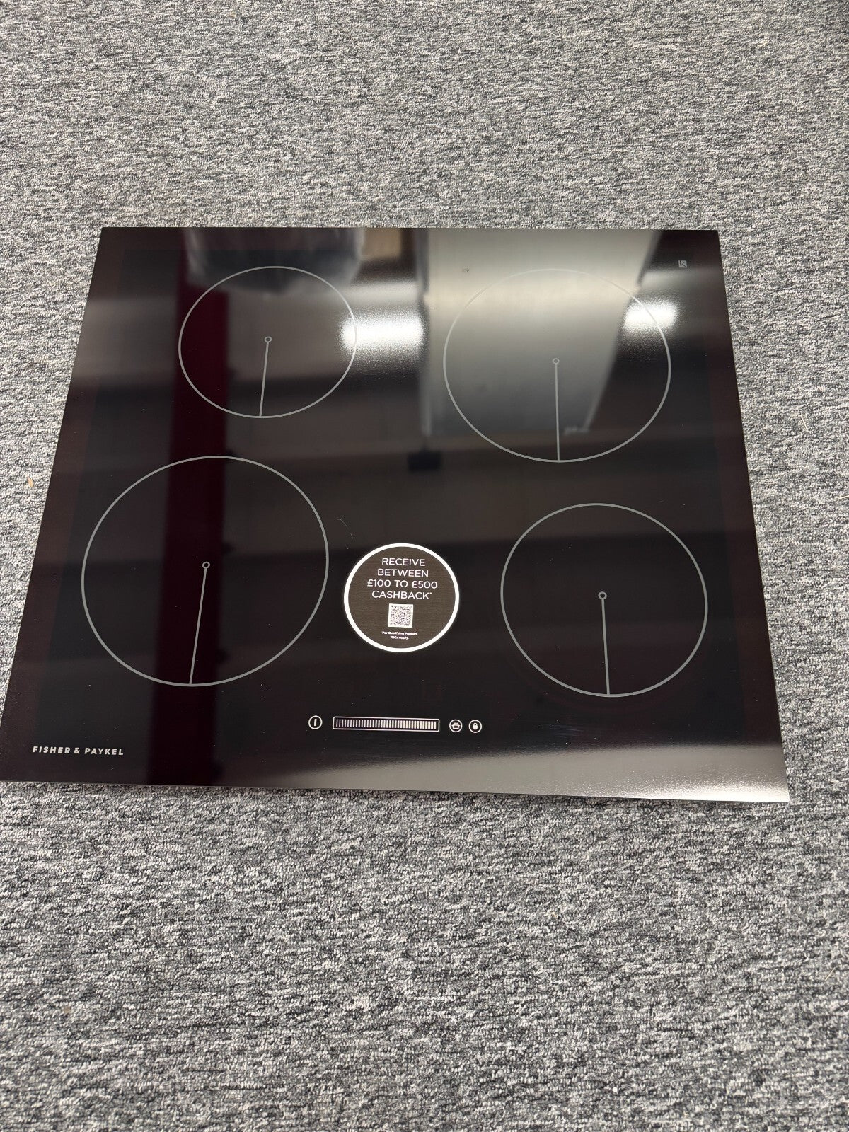 Ex Display UNUSED Fisher & Paykel CI604CTB1 60cm Built In 4 Zone Hob BR2292