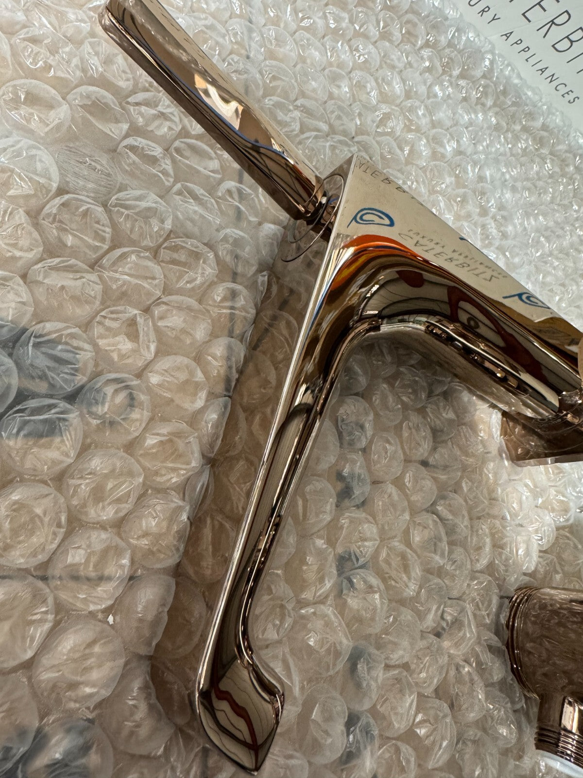 New AXOR Hansgrohe 36101300 Citterio E Basin Tap & Waste Red Gold BR968