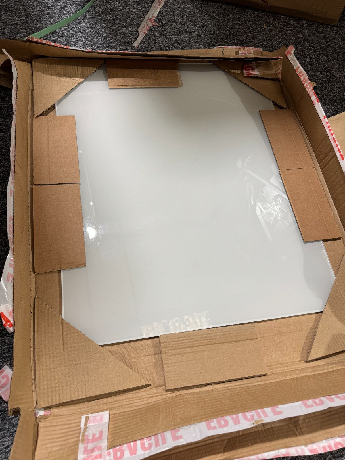 New Kitchen toughen Glass Splashback 600 x 750mm Sterling Grey BR2327