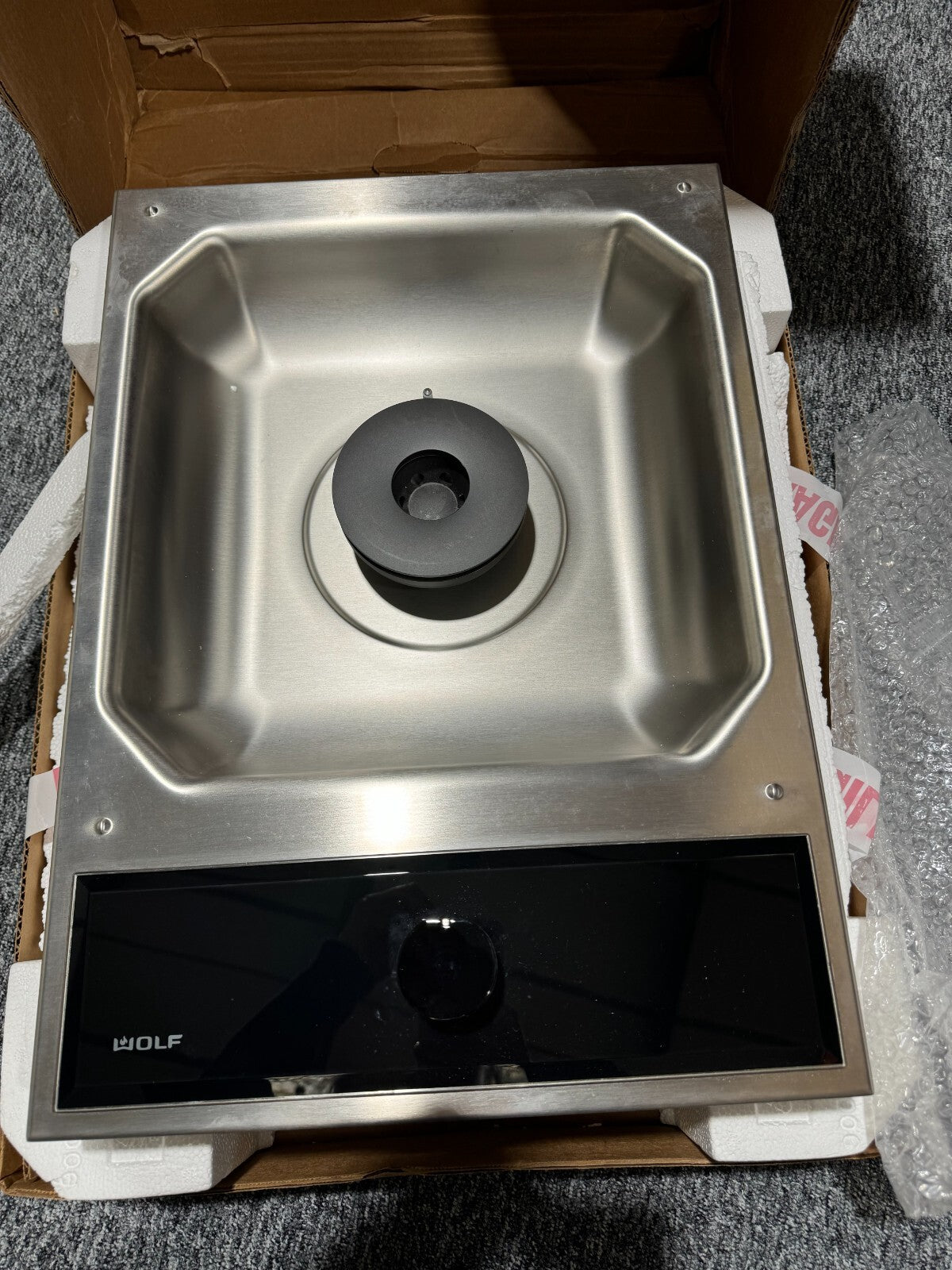 Ex Display UNUSED Wolf ICBMM15TF/S Gas Wok Module Burner Hob Cook top appliance