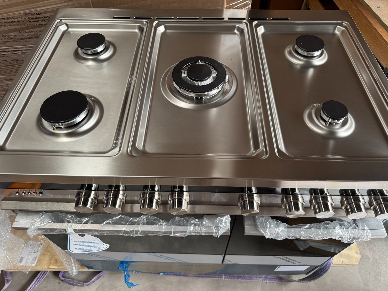 New Unused Fisher & Paykel OR90L7DBGFX1 90cm double Range Cooker Oven BR2351