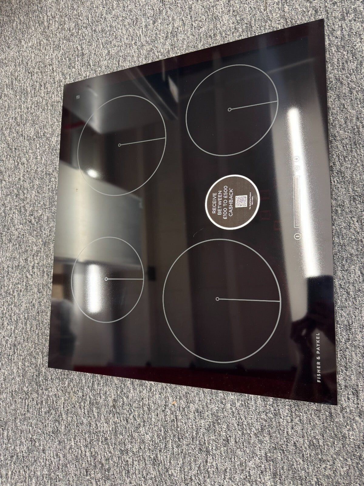 Ex Display UNUSED Fisher & Paykel CI604CTB1 60cm Built In 4 Zone Hob BR2292