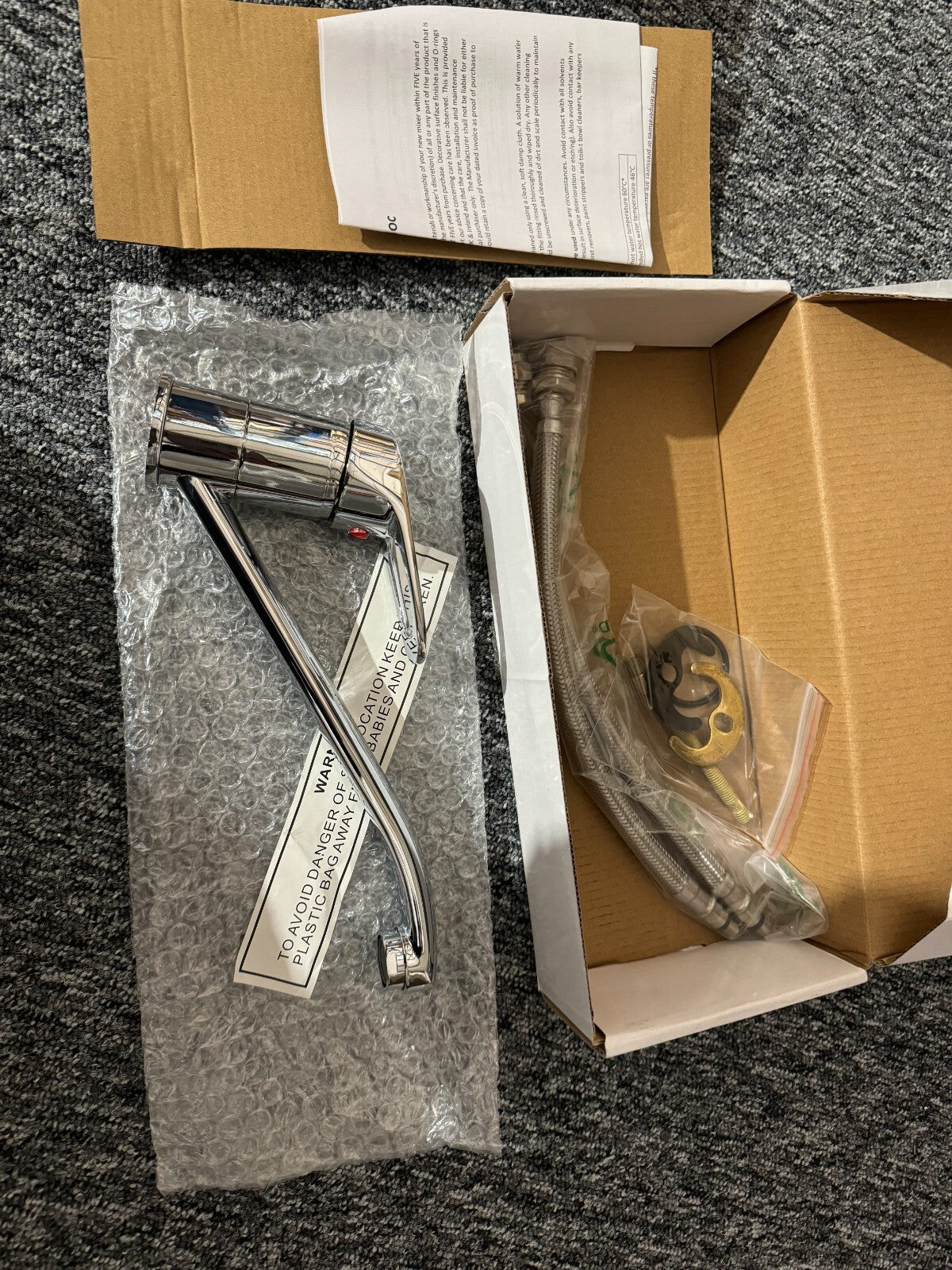 NEW Abode Aria Single Lever Kitchen Mixer Tap - Chrome ACT 2080 BR 964