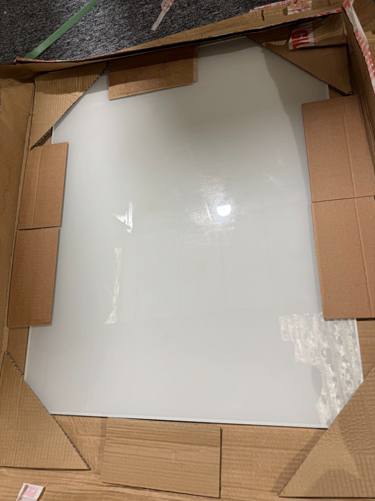 New Kitchen toughen Glass Splashback 600 x 750mm Sterling Grey BR2327