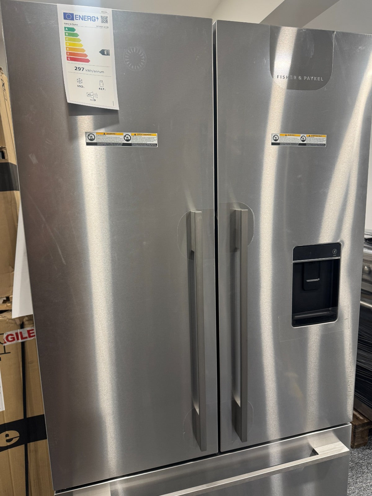 NEW UNUSED Fisher & Paykel RF540ADUX6 Fridge Freezer French Door  BR2318