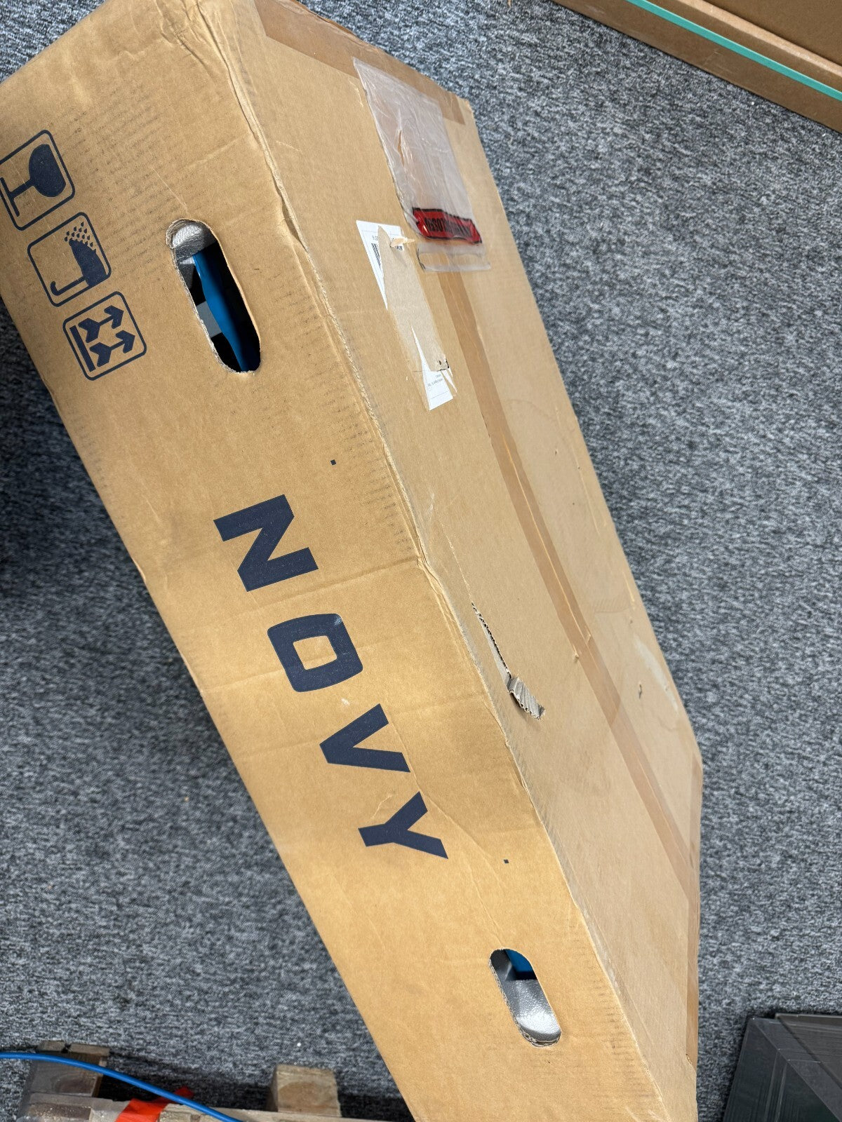NEW Novy 6811 90cm White Ceiling unit Pureline Compact Extractor Hood BR2012