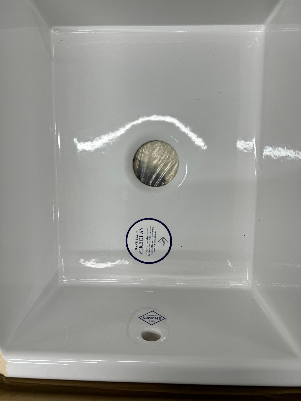 NEW Shaws Bradshaw SCBR900WH Double Bowl Ceramic white Kitchen Sink kohler BR603