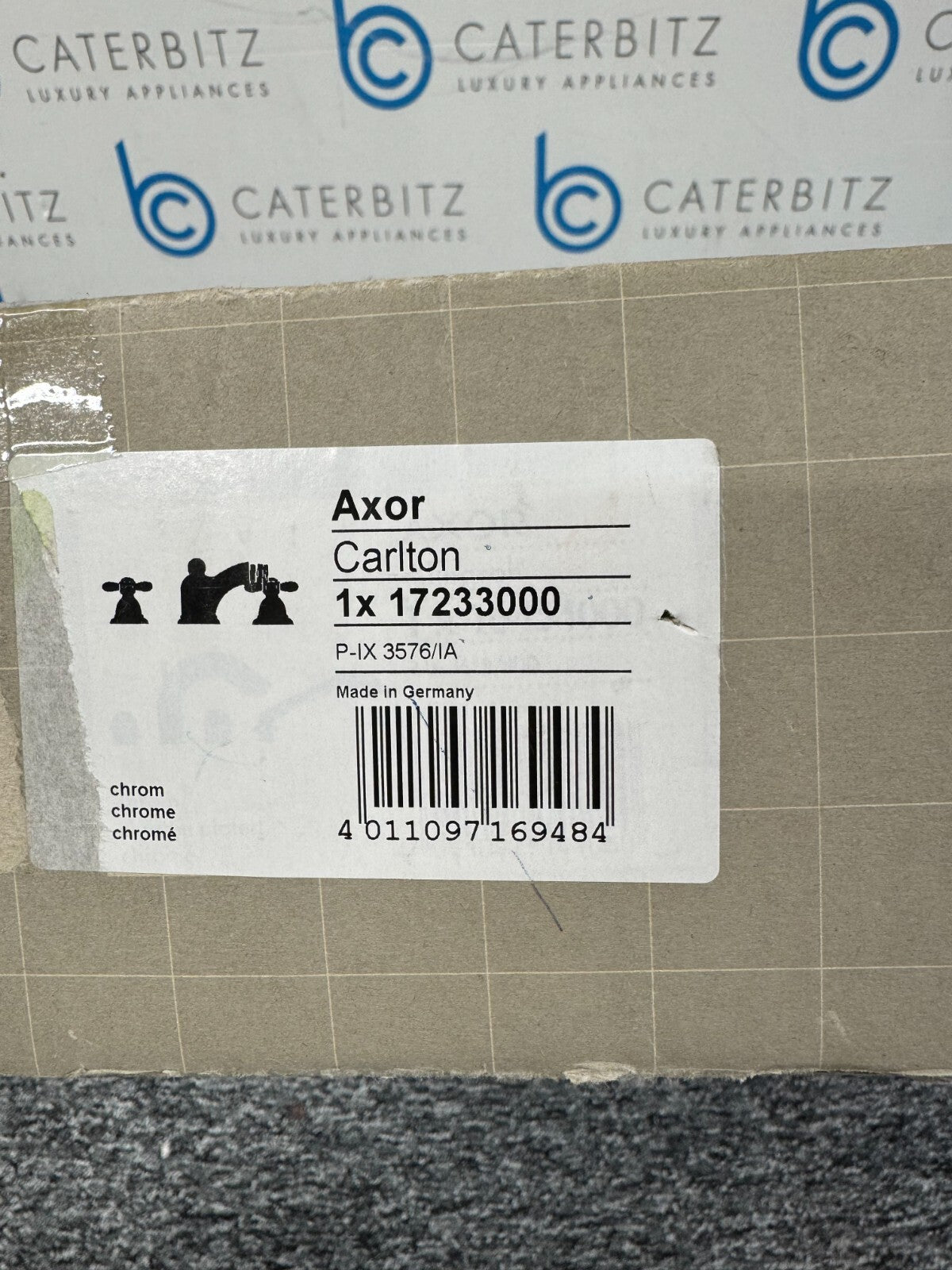 NEW Hansgrohe Axor Carlton Chrome Basin Mixer Tap 17133000 BR848