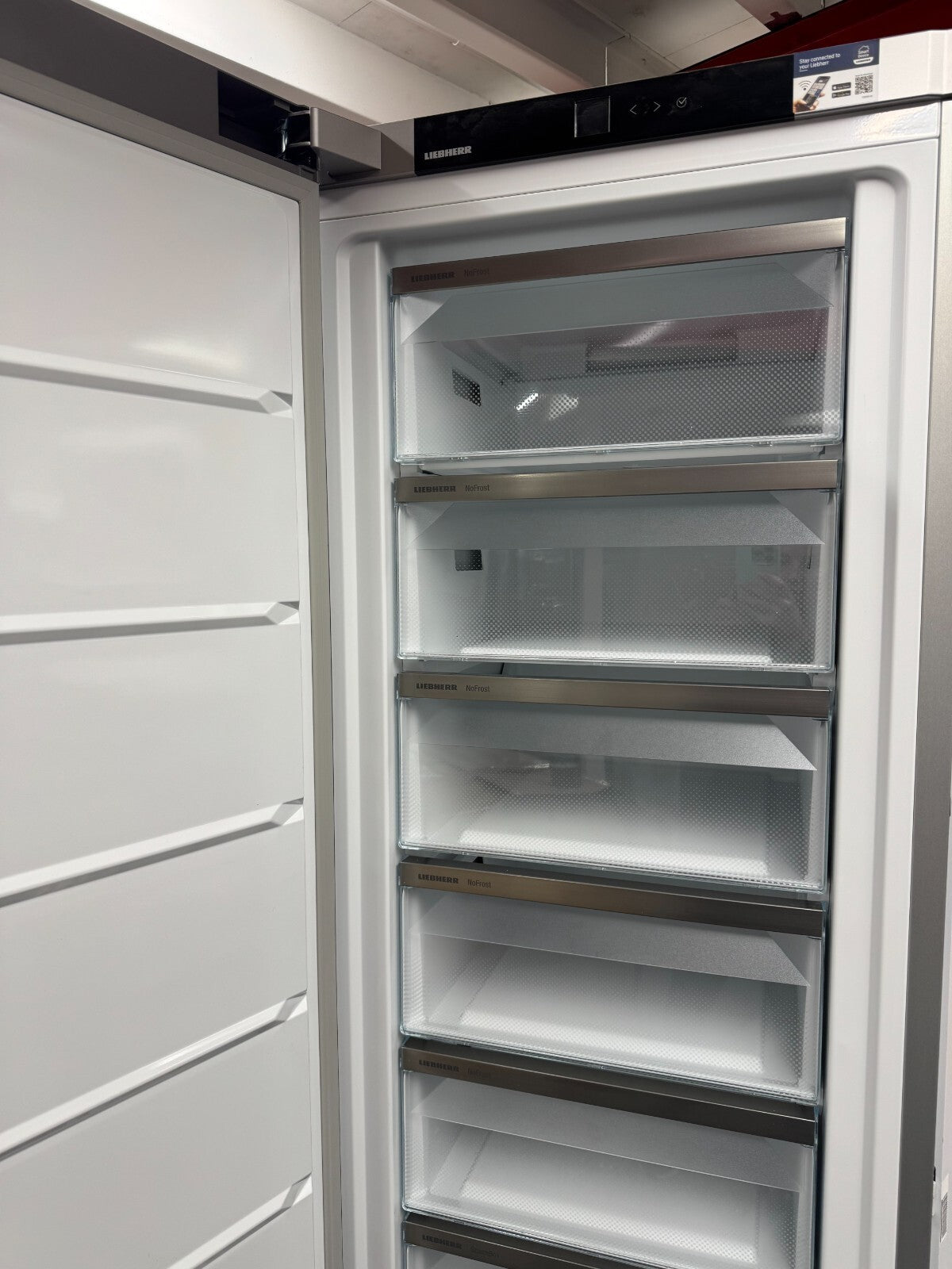 New Liebherr SFNsfe 5227 Column Freezer Freestanding frost free Silver BR2228
