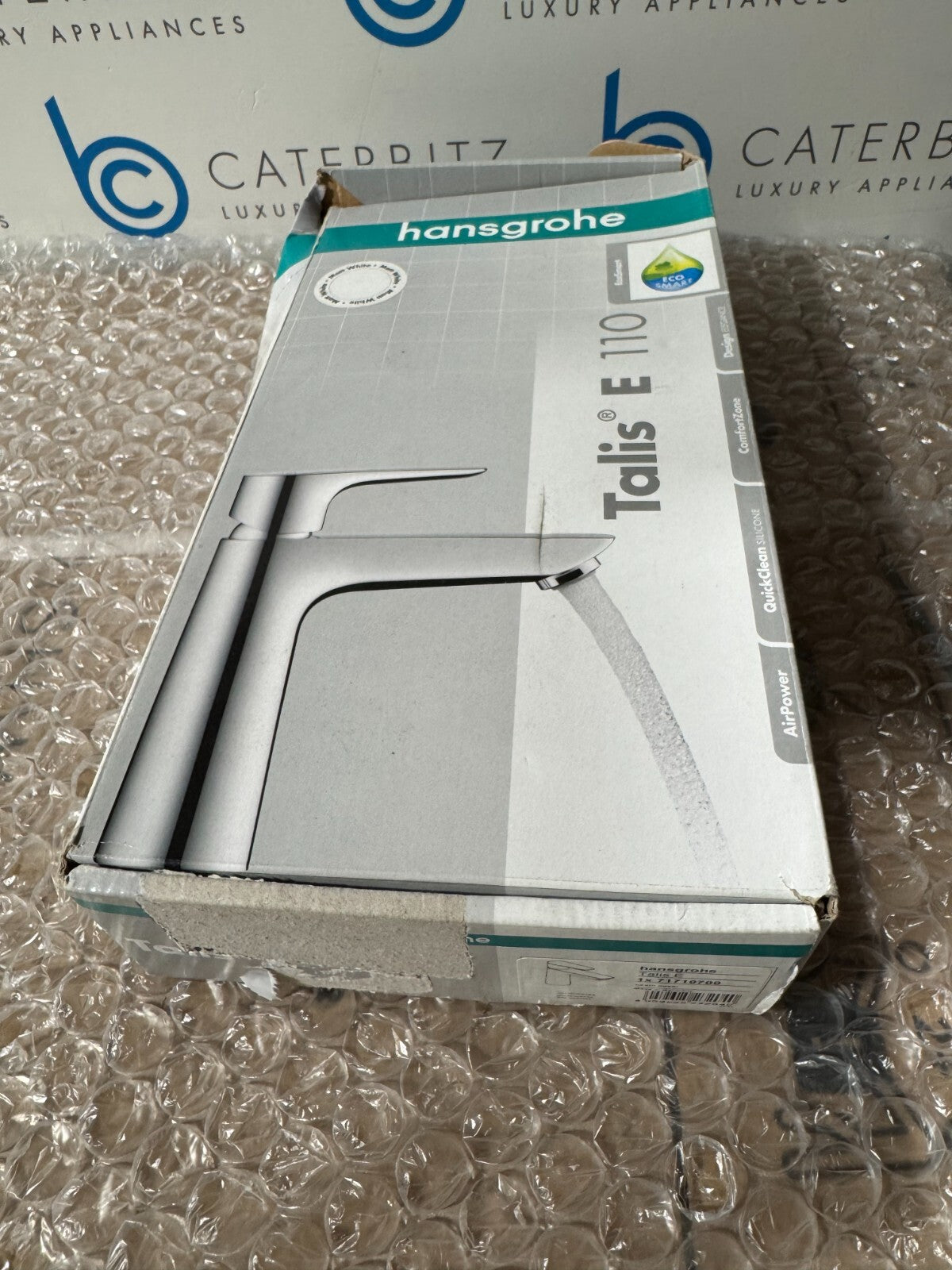 NEW Hansgrohe 71710700 Talis E Single lever basin mixer Tap & waste White BR923