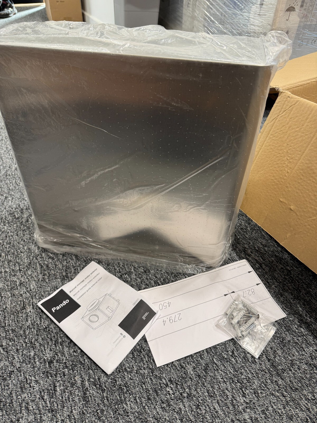 UNUSED CJTO Vers 1100 Pando External Wall Motor Blower Extractor BR2006
