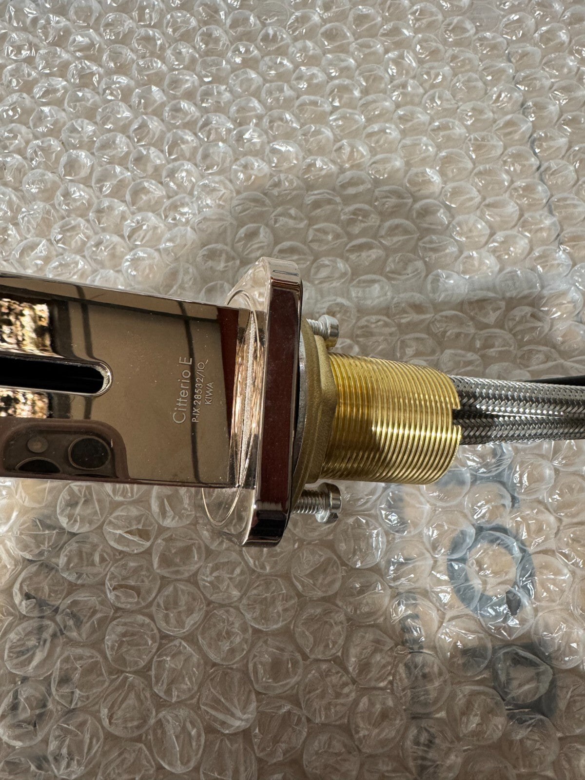 New AXOR Hansgrohe 36101300 Citterio E Basin Tap & Waste Red Gold BR968
