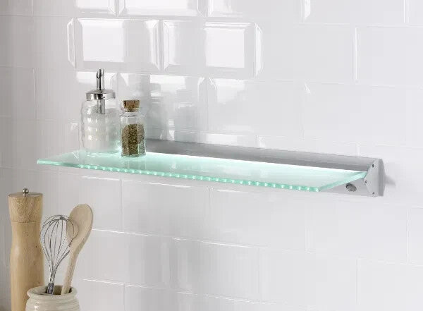 NEW Galaxy Illuminated LED Glass Shelf 500mm LIGHT SY9538A BR799