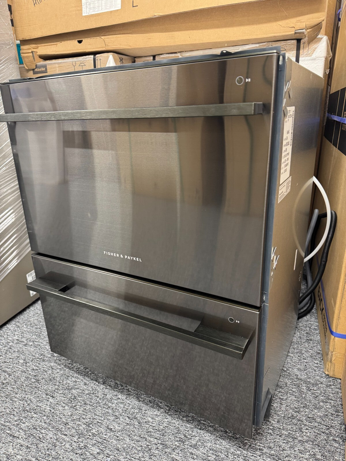 New Fisher & Paykel DD60DDFHB9 Black 60cm Dishwasher appliance BR2161