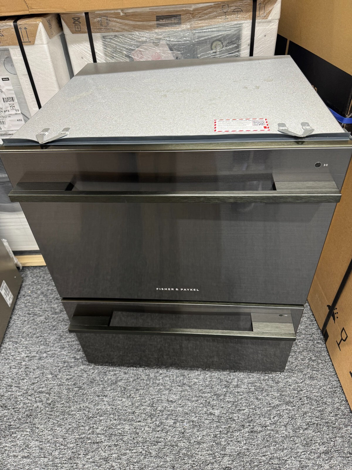 New Fisher & Paykel DD60DDFHB9 Black 60cm Dishwasher appliance BR2161