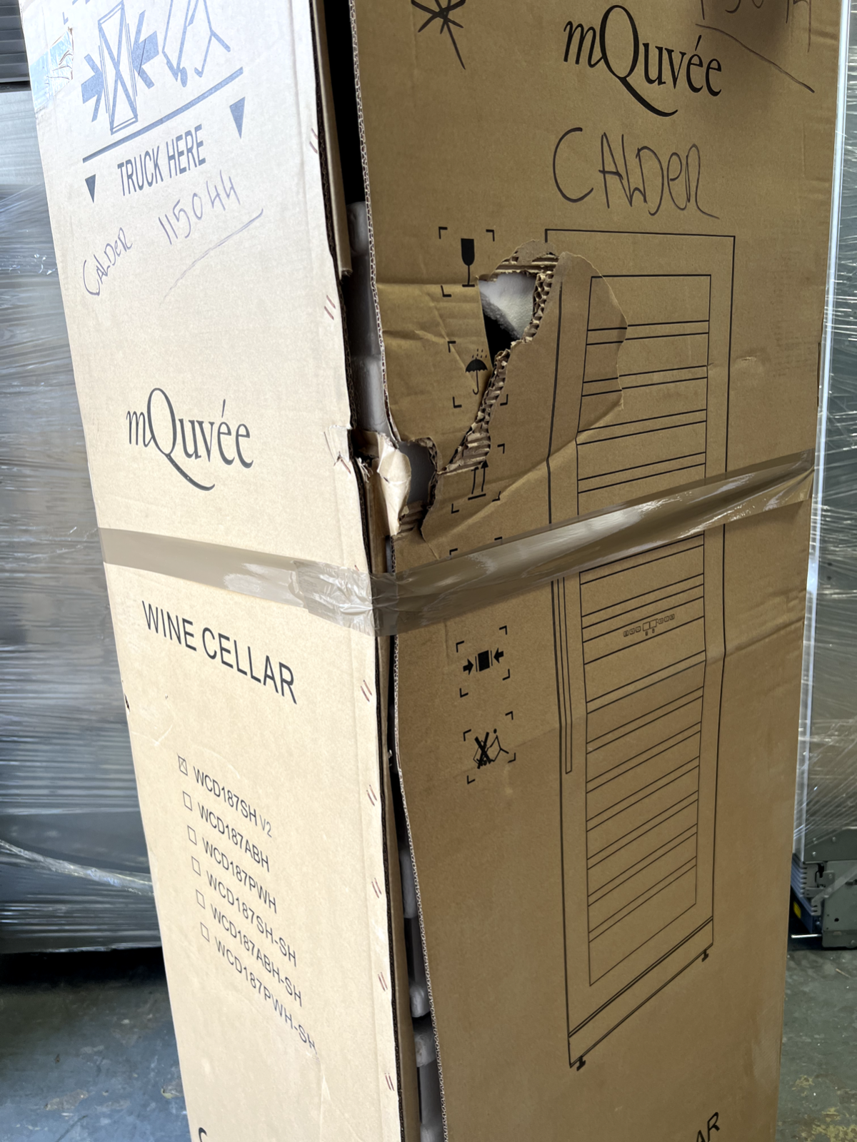 New Mquvee Wine Cooler Drinks Fridge appliance Refrigeration WCD187SH
