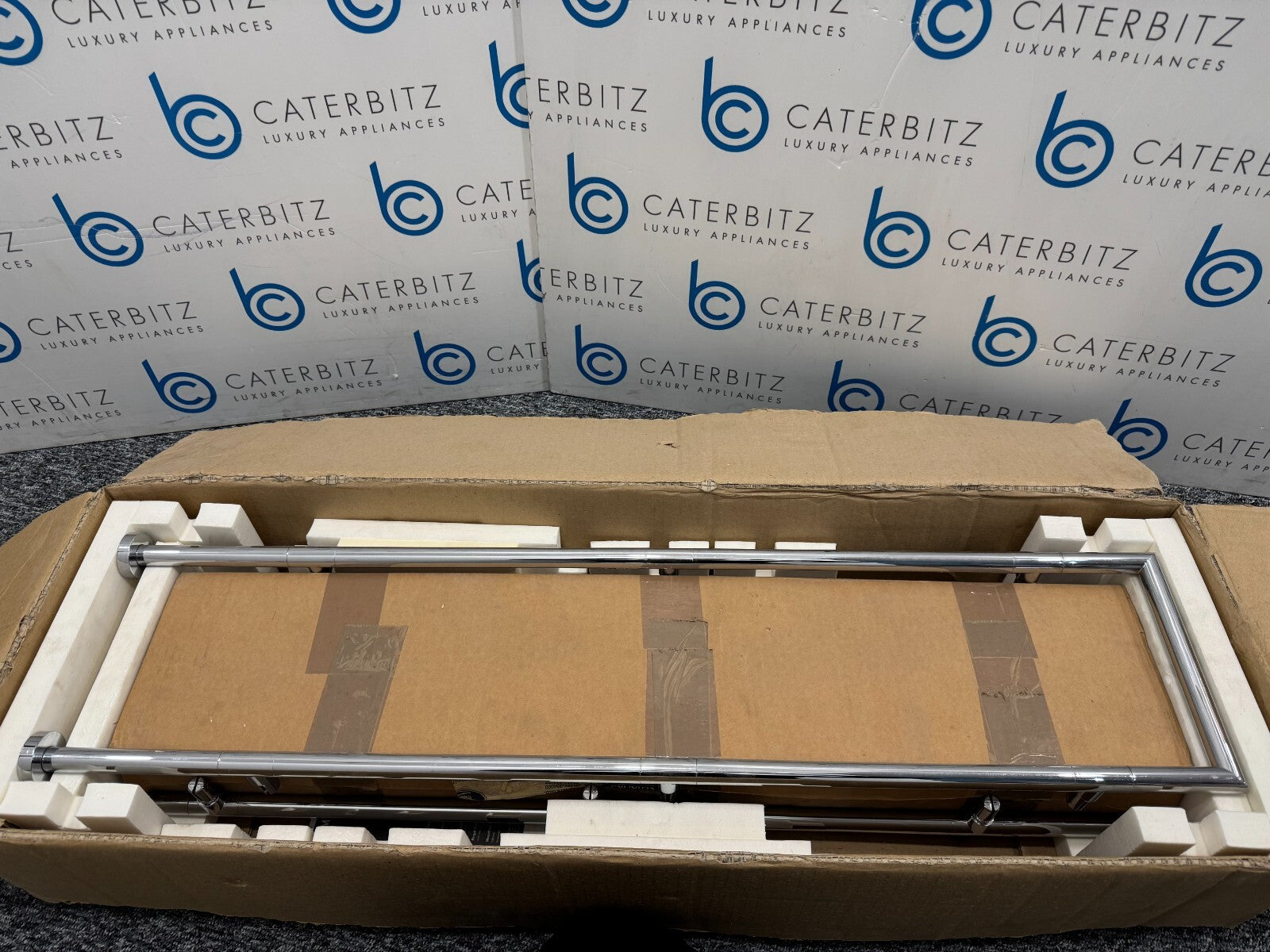 NEW Dornbracht Bathroom Chrome Towel Freestanding Rail Stand BR705