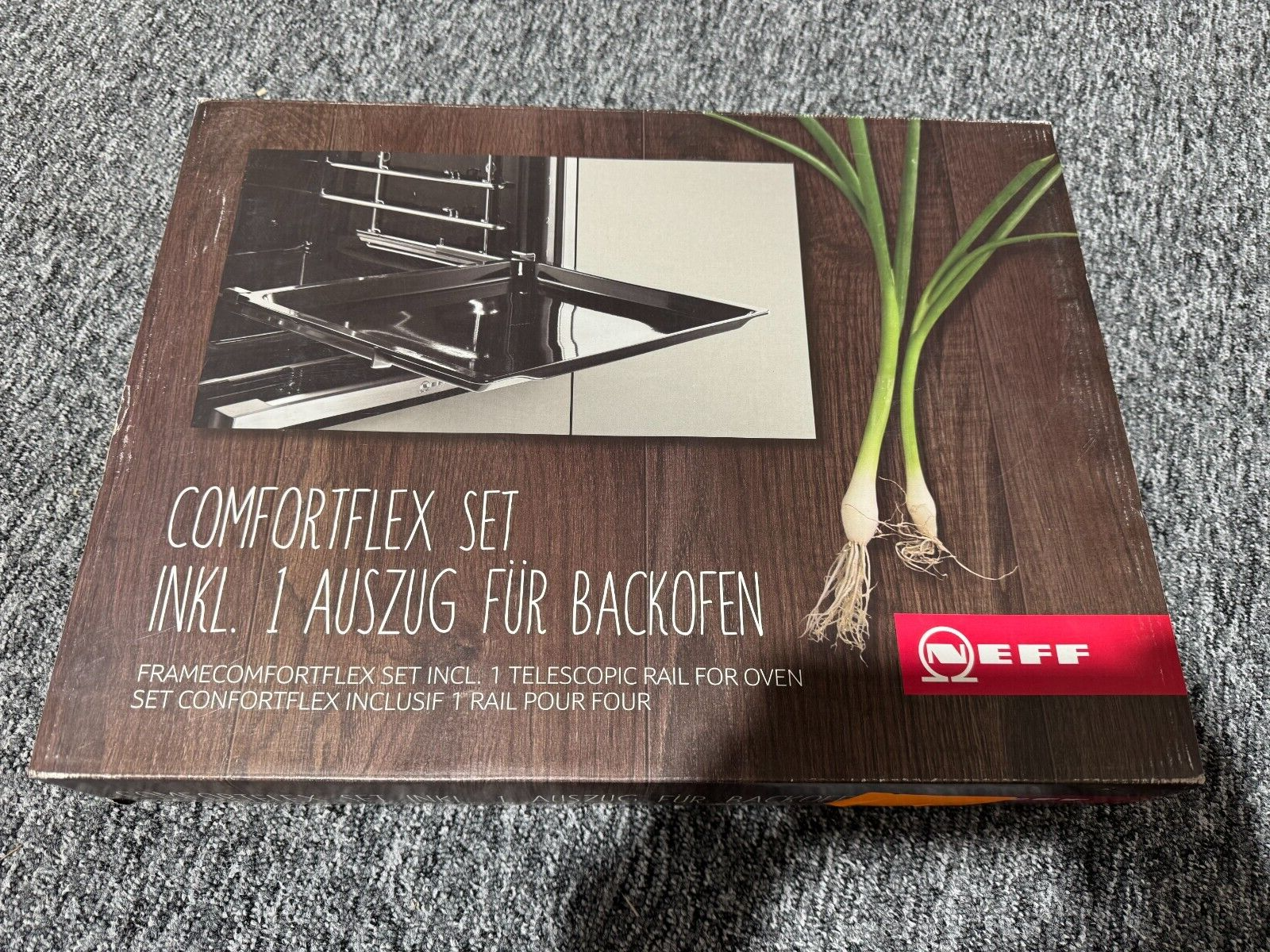 NEW Neff Z11TC16X0 ComfortFlex 1 Pair Telescopic Runners Clip Rails Oven BR679