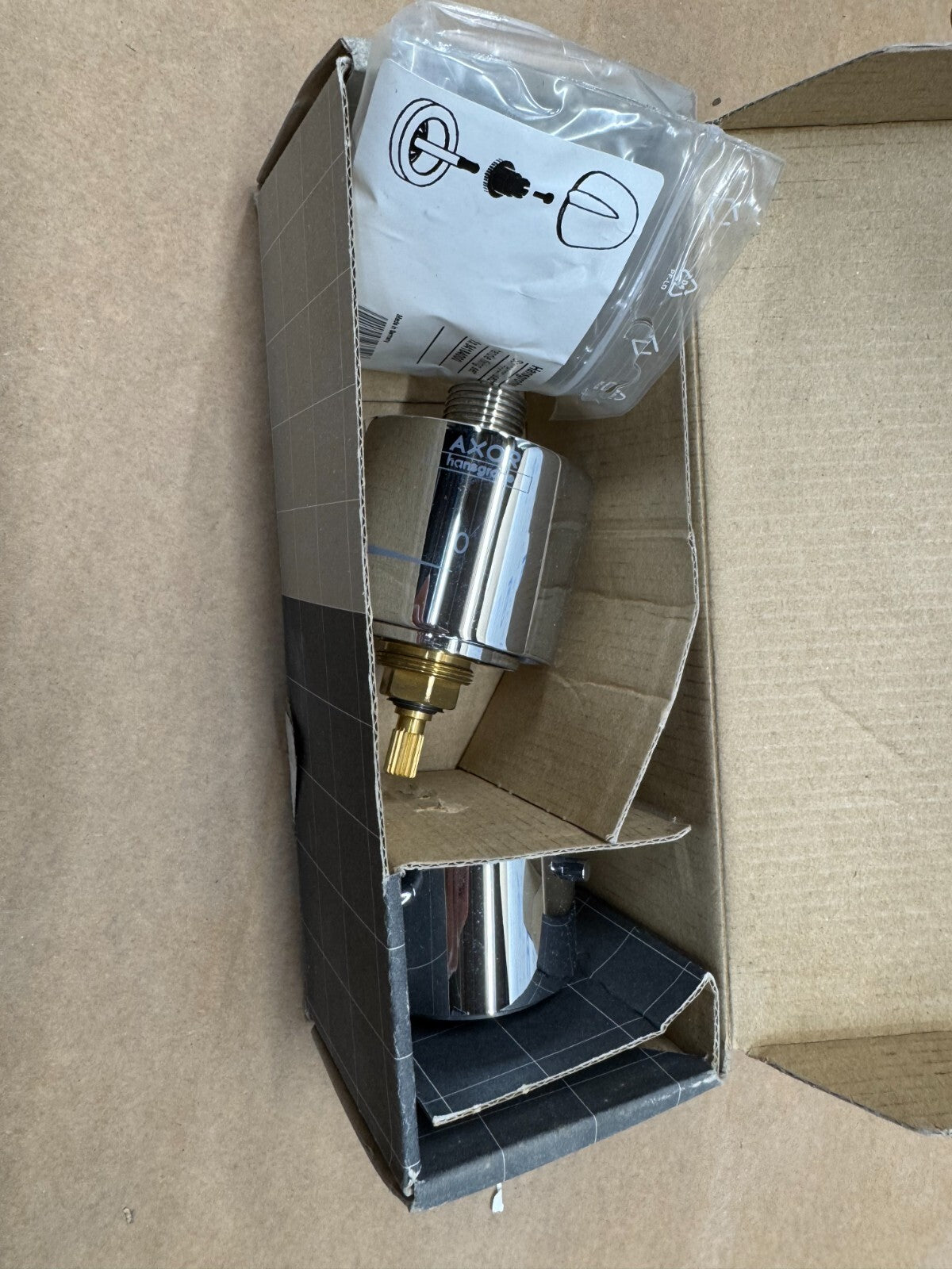 NEW Axor Hansgrohe Starck 10882000 bathroom FixFit Valve Chrome BR763