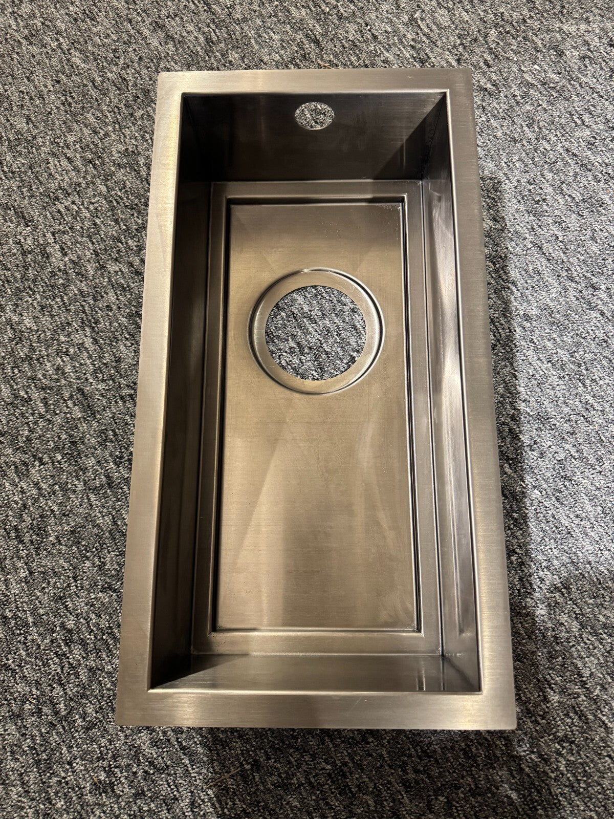 1810 ZenUno15 200U Gunmetal Inset Undermount Stainless Steel Kitchen Sink BR956