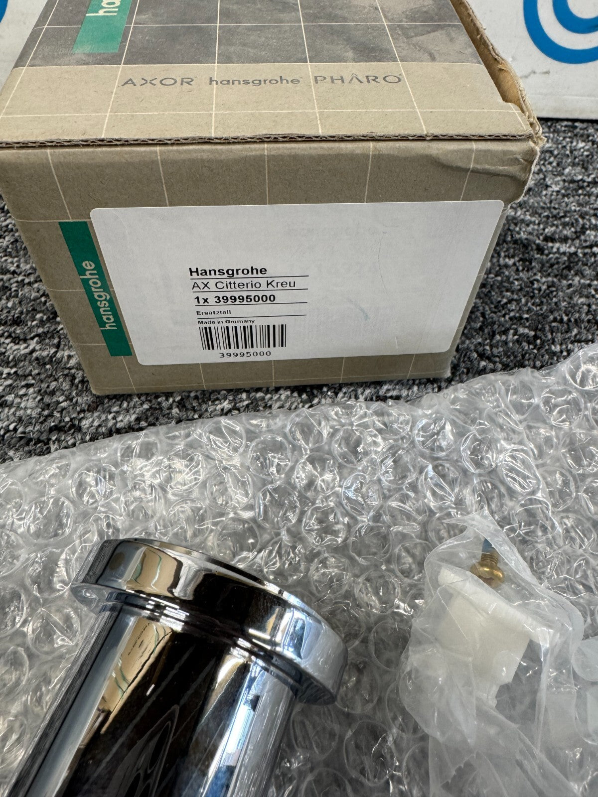 NEW Hansgrohe 39995000 cross handle Knob AXOR Citterio Quattro Chrome BR845