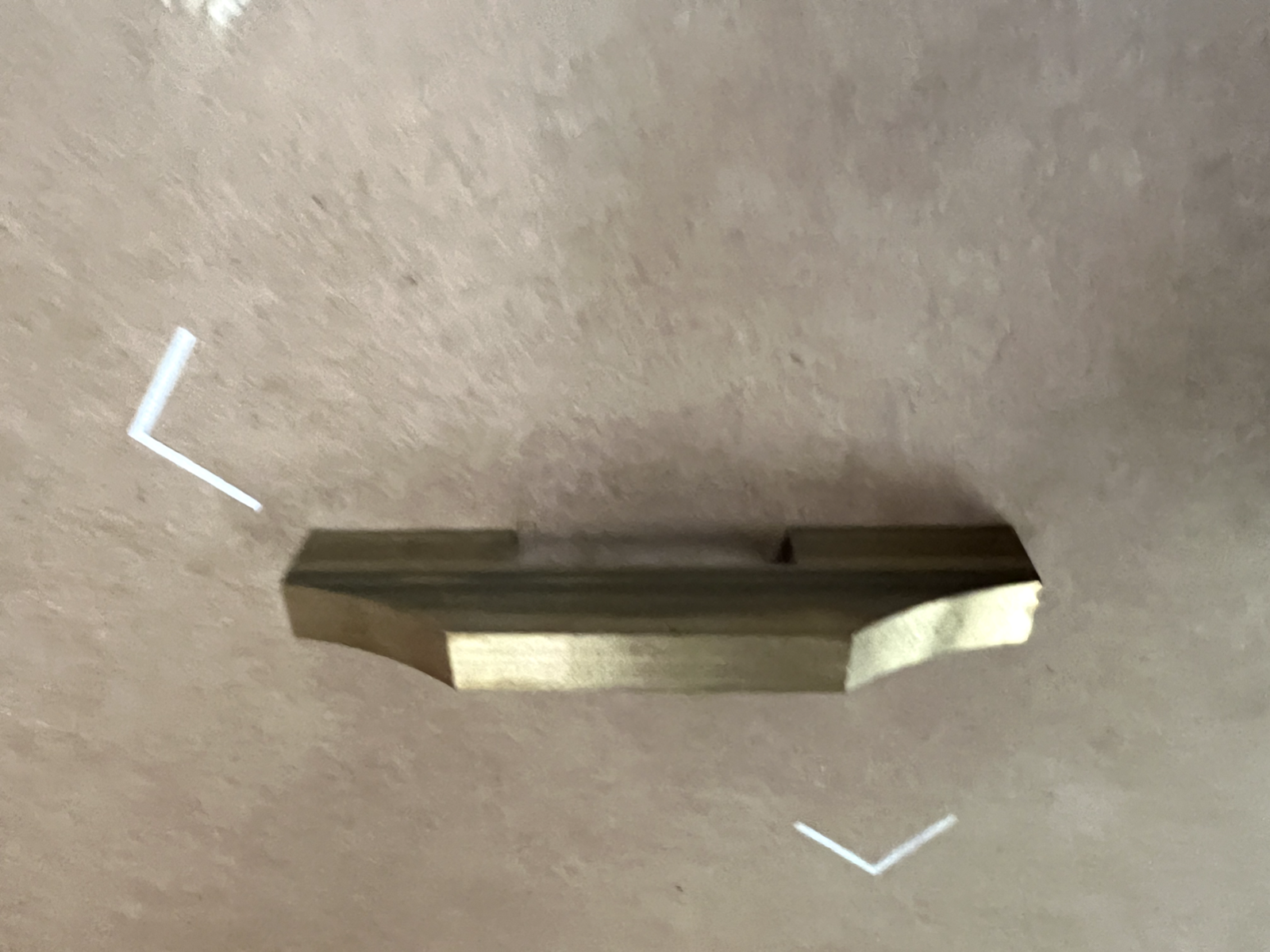 New Mark Wilkinson Art Deco Kitchen Cupboard Door handle Pull brass Hardware 8.5