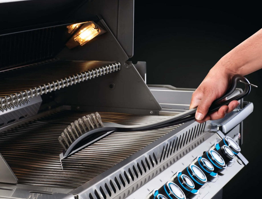 Industrial Stainless Steel Grill Brush | BBQ Cleaning Tool | Grid Scraper | Heavy-Duty Stainless Steel | Napoleon Grill Accessory | Caterbitz UK