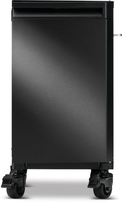 Napoleon Phantom Prestige Under Grill Storage | Matte Black | Full Set Left & Right Cabinets | Locking Caster Wheels | Towel Holder | BBQ Accessory