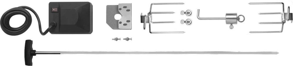 Heavy Duty Rotisserie Kit | Stainless Steel Rotisserie | BBQ Accessory | Heavy Duty Motor | Fits Prestige 500 | Caterbitz UK