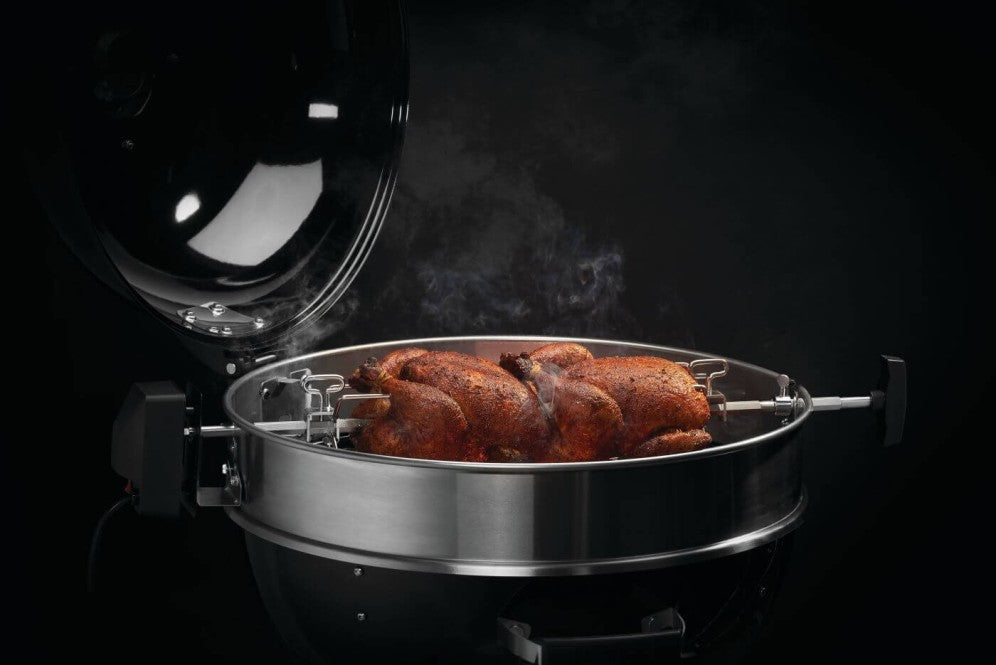 Heavy Duty Rotisserie Kit PRO22-3 | Rotisserie Kit PRO18-3 | Charcoal Kettle Rotisserie | Stainless Steel Rotisserie Kit | Caterbitz UK