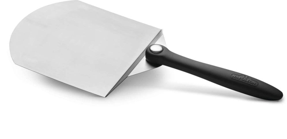 Napoleon PRO Pizza Spatula | Large Stainless Steel Head | Fold-Away Handle | Easy Storage | Durable | Napoleon Branded | 30x31.5 cm | Kitchen & BBQ Tool