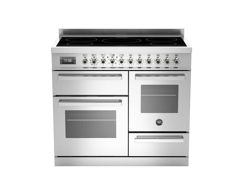Bertazzoni Professional Range Cooker 100 cm induction top electric triple oven