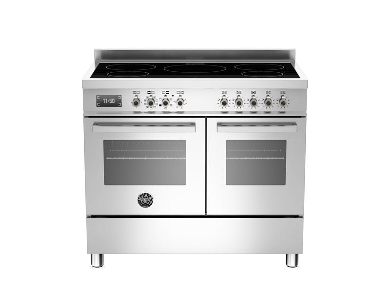 Bertazzoni Pro 100 Induction Electric Double Oven Stainless Steel