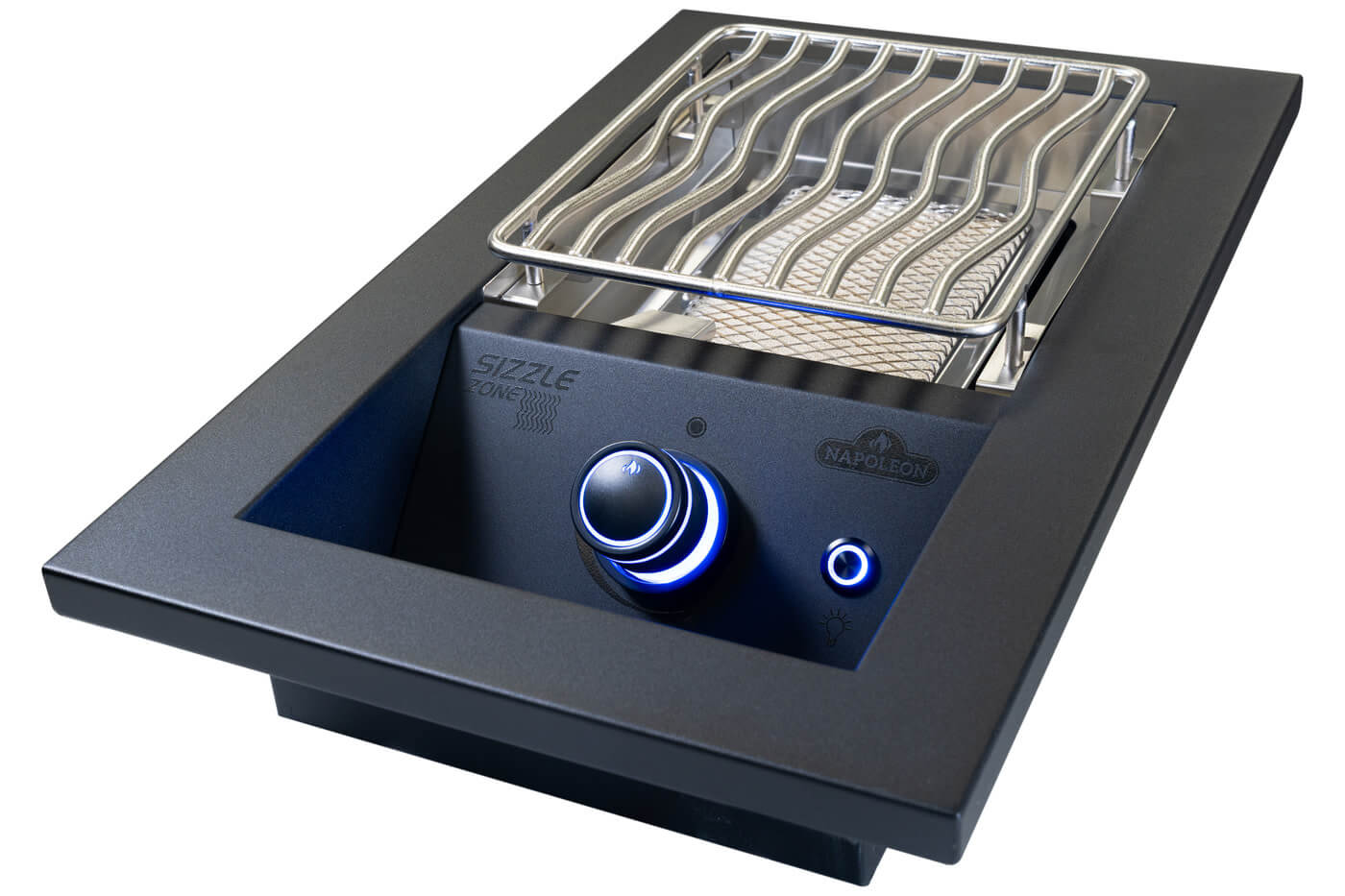 Built-In 700 Series Single Infrared Burner | Stainless Steel Drop-In Burner | Infrared Sear Burner | Outdoor Kitchen Accessory | Premium Gas Burner UK | Caterbitz