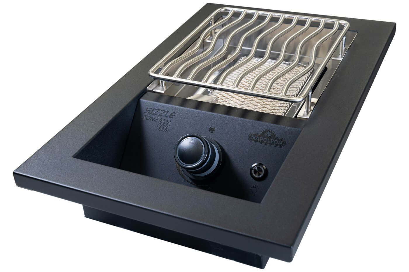 Built-In 700 Series Single Infrared Burner | Stainless Steel Drop-In Burner | Infrared Sear Burner | Outdoor Kitchen Accessory | Premium Gas Burner UK | Caterbitz