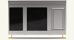  (ER) 1 Induction Hob with 2 Cooking Zones, 1 Large Induction Hob, 1 Small electric Teppanyaki